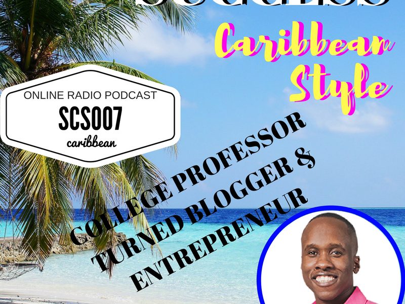 Professor turned blogger and entrepreneur Leslie Samuel with Kingsley Grant